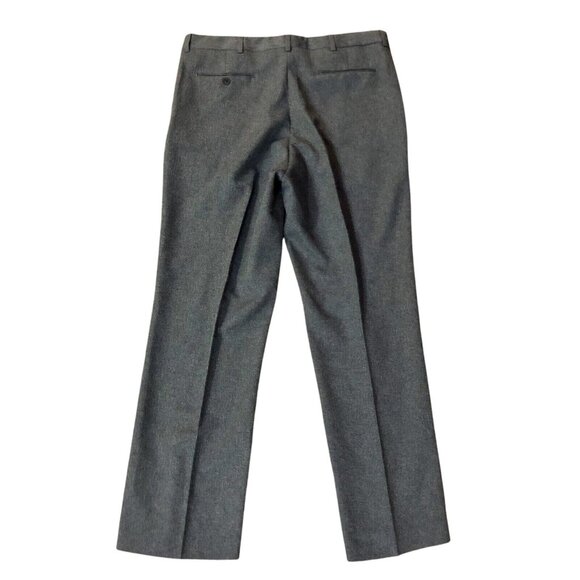 Vintage Pants Mens W38 I30 Used Blue Full Fit 38x30 Perma-Press - Picture 4 of 10